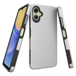 Triangle Shockproof Case With Anti Slip Grains for Samsung Galaxy A05 – Silver